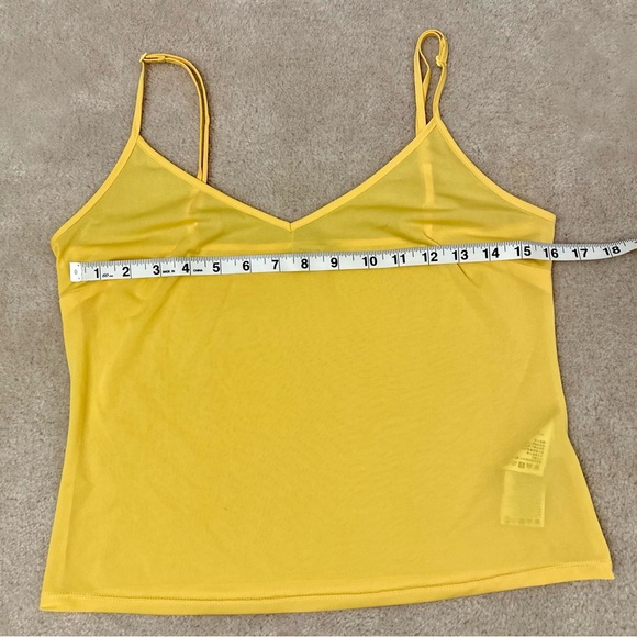 Pennyblack pleated yellow tank top with separate lining - Picture 9 of 14
